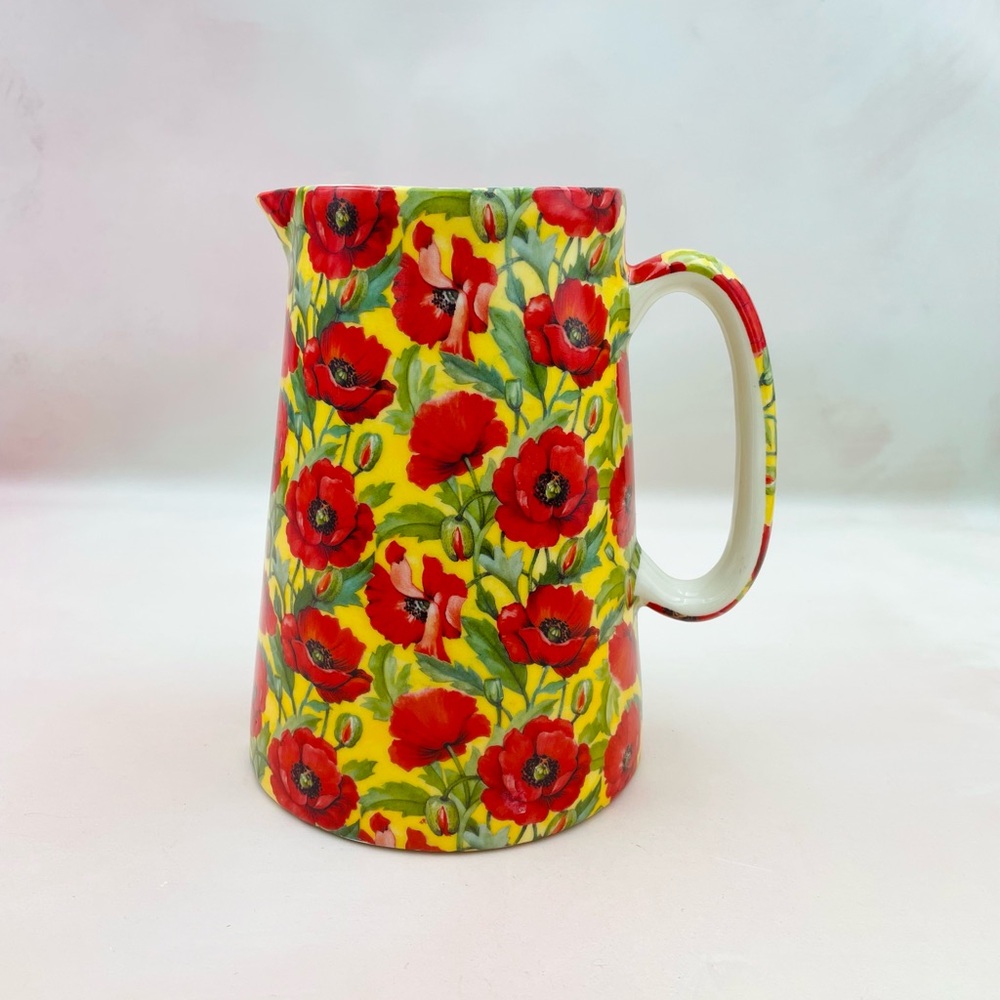 Vintage Floral Pitcher